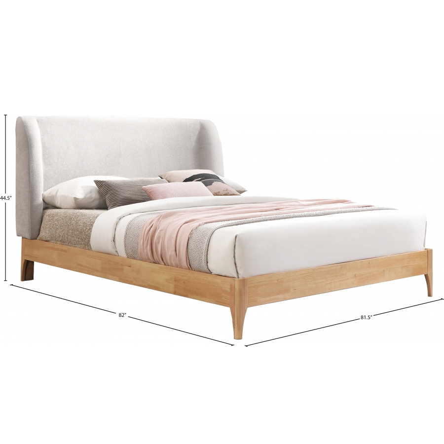 Venice Grey King Bed