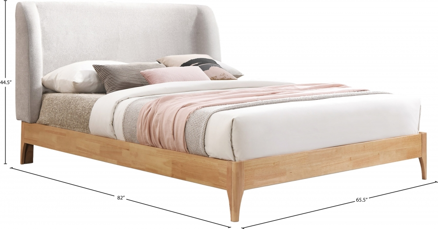 Venice Grey Queen Bed