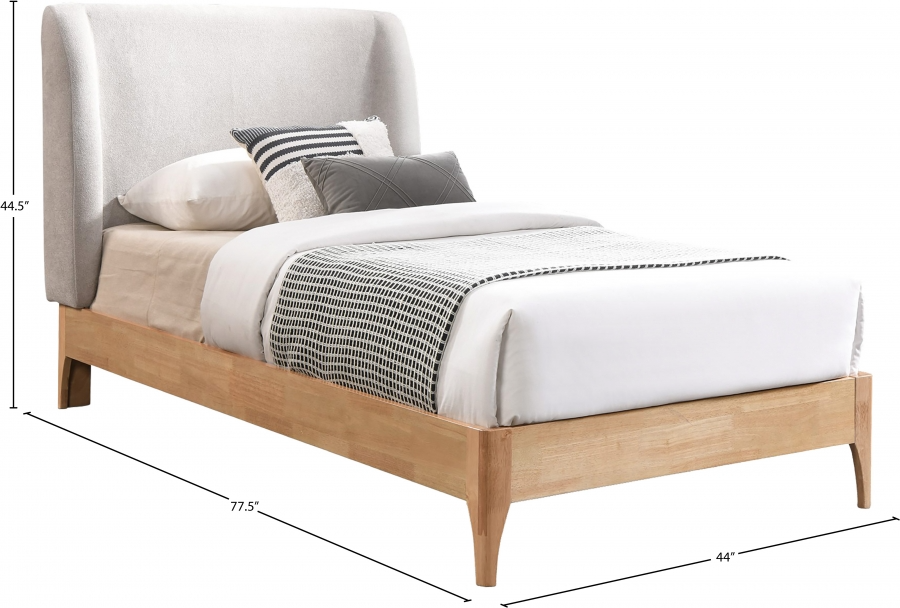 Venice Grey Twin Bed