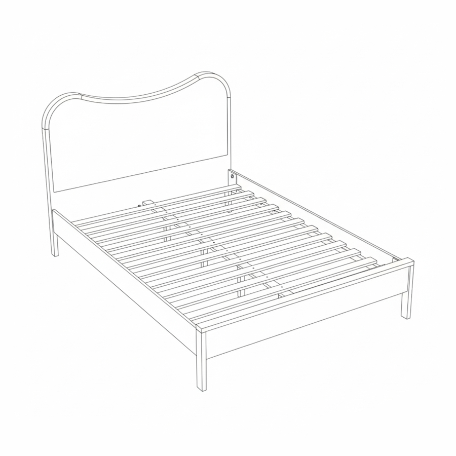 Winfield Brown Full Bed