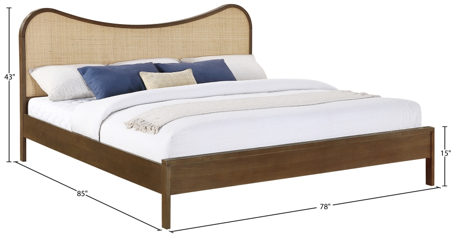 Winfield Brown King Bed