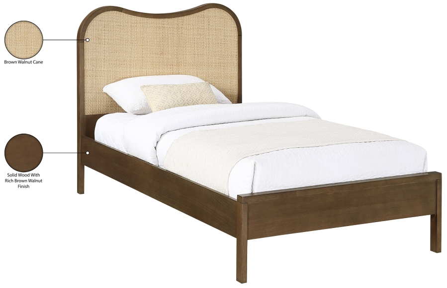 Winfield Brown Twin Bed