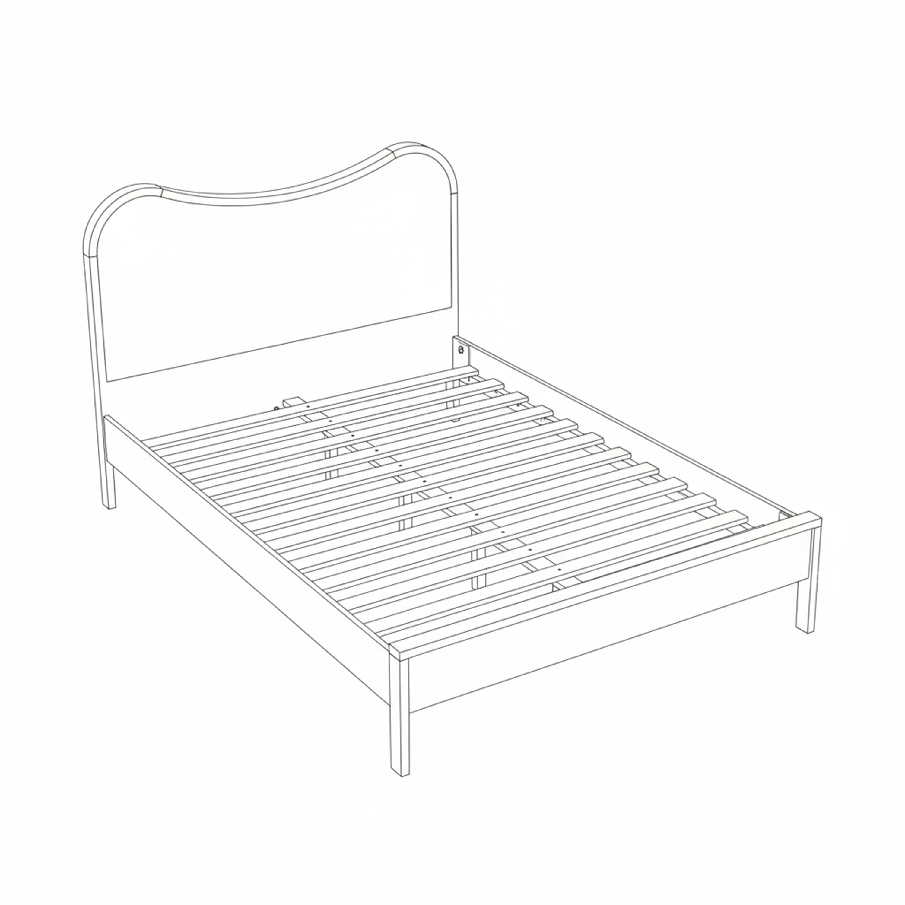 Winfield Natural Full Bed
