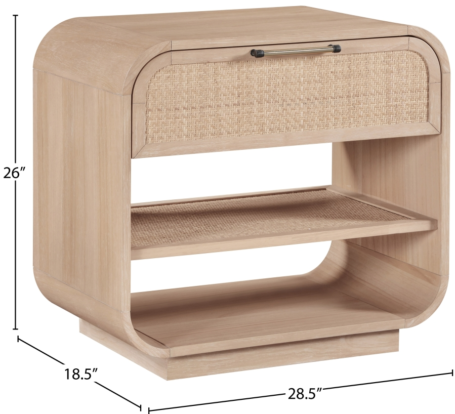 Winston Natural Nightstand Drawer