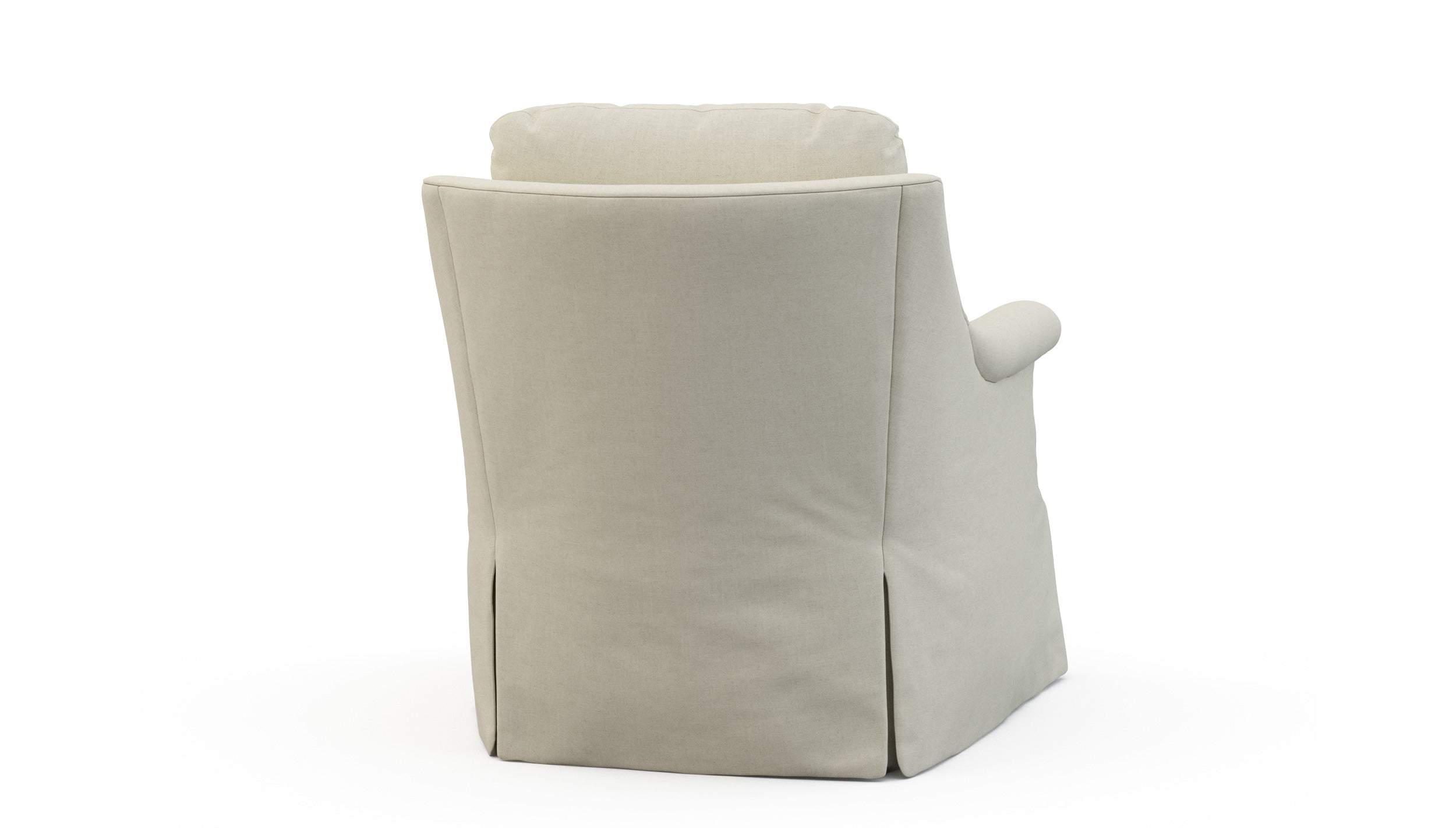 Beth Skirted Swivel Chair