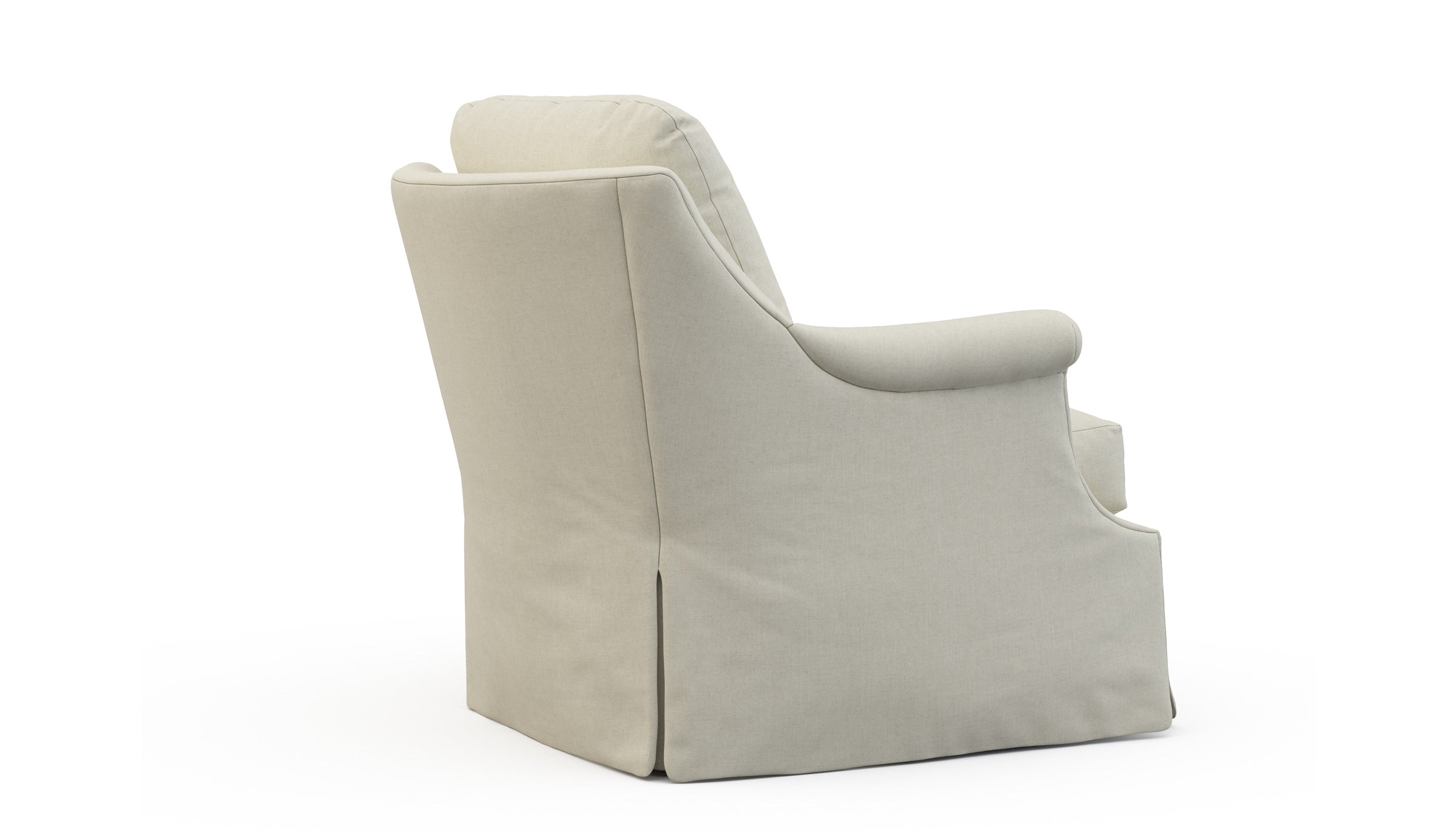 Beth Skirted Swivel Chair