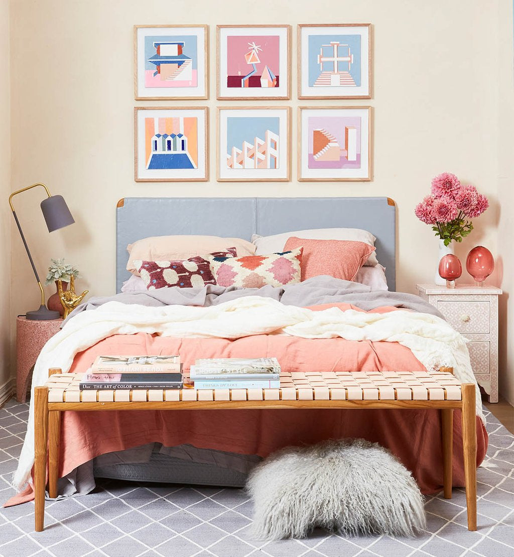 Mini Bone Inlay Bedside Table (Wholesale Only)